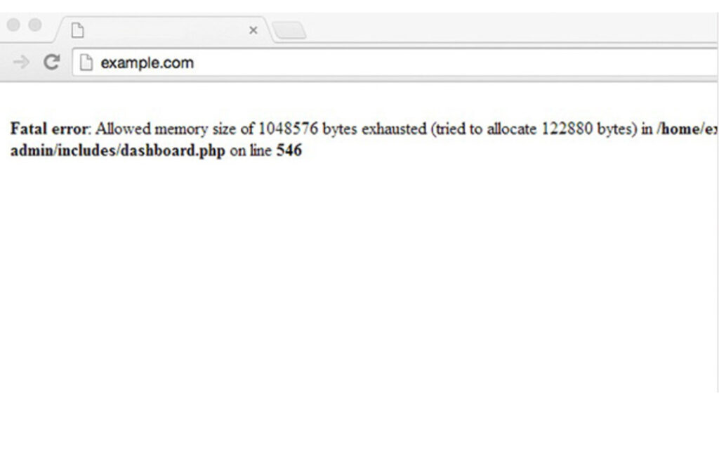 WordPress Fehlermeldungen